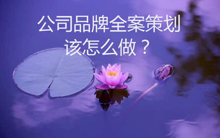 公司品牌全案策劃該怎么做？