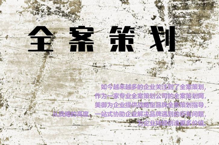 專業(yè)全案策劃網(wǎng)，為企業(yè)提供戰(zhàn)略型品牌全案策劃指導(dǎo)