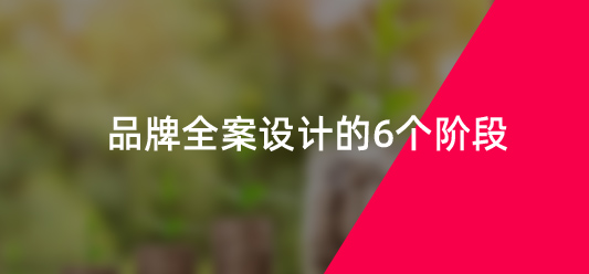 品牌全案設(shè)計的6個階段