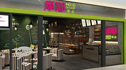 甜品店鋪設(shè)計(jì)，餐飲店鋪設(shè)計(jì)