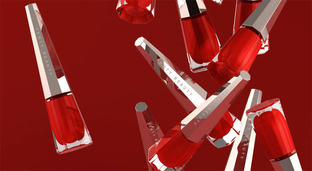 Fenty Beauty包裝設計兼顧了柔軟和前衛(wèi)元素