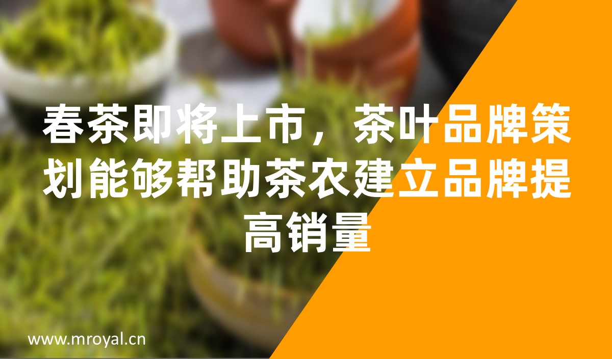 春茶即將上市，茶葉品牌策劃能夠幫助茶農(nóng)建立品牌提高銷量