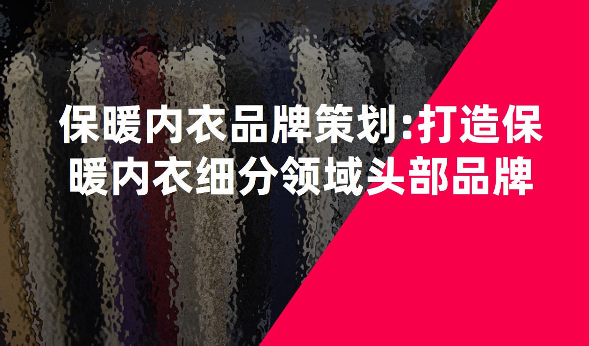 保暖內(nèi)衣品牌策劃:打造保暖內(nèi)衣細分領(lǐng)域頭部品牌